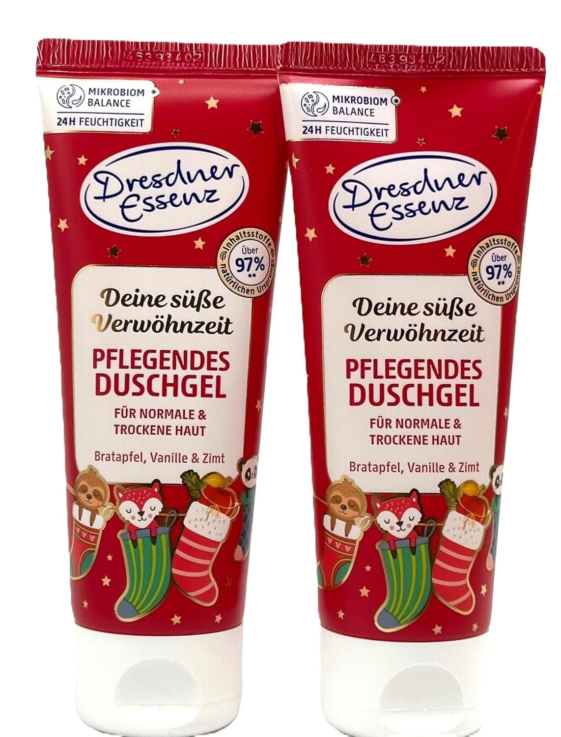 Dresdner Essenz Shower Gel Your Sweet Pampering Time 2 x 75 ml Pack of 2