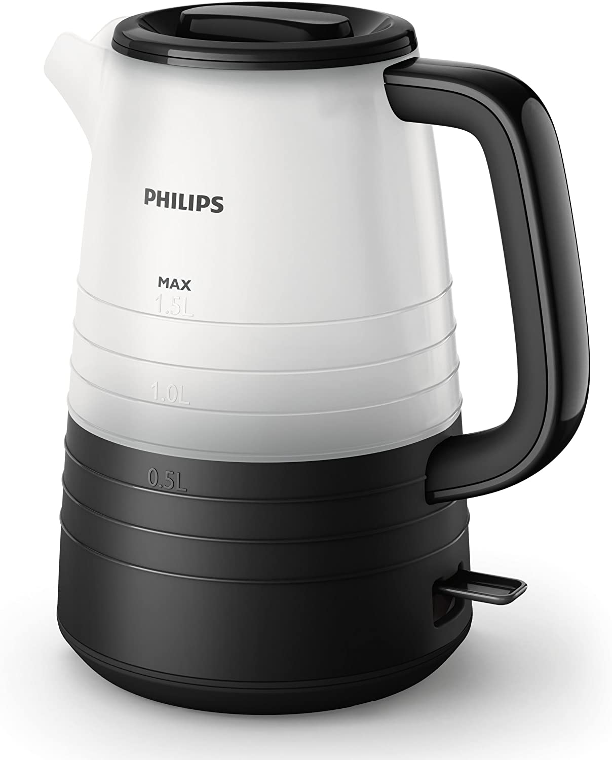 Philips HD9334/90 Kettle, 2200 W, 1.5 L, Transparent/Black