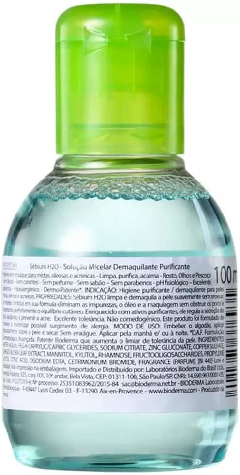 Bioderma Sebium H2O Purifying Solution 100 ml Solution