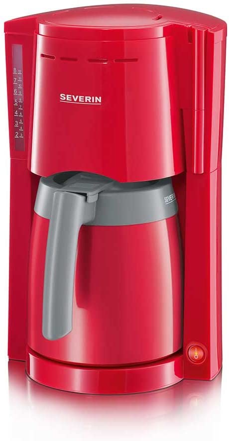 SEVERIN KA 9746 Filter Coffee Machine Red/Grey 800 Watt