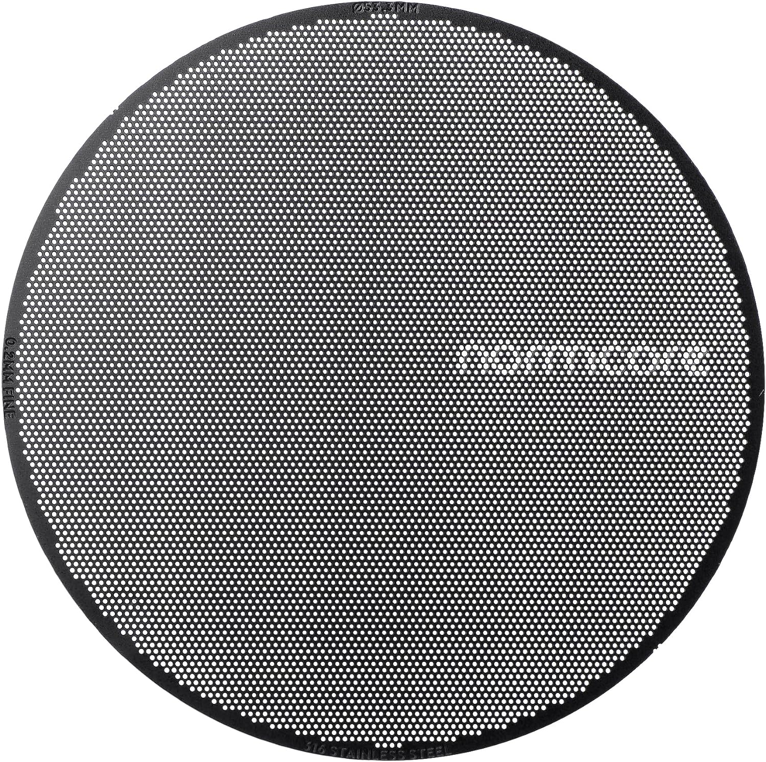 Normcore 0.2 mm Puck Screen 53.3 mm - Titanium PVD Coating - Espresso Strainer for Portafilter - Stainless Steel 316 - Reusable Puck Filter - Coffee Portafilter Lower Shower Strainer
