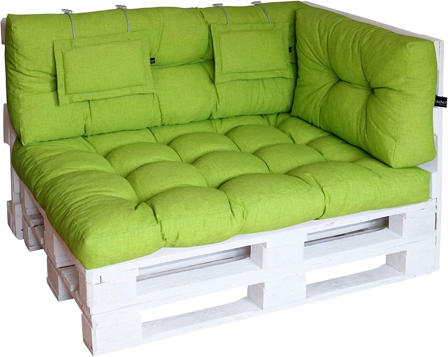 Lileno Home Palette Cushion Set, apple green