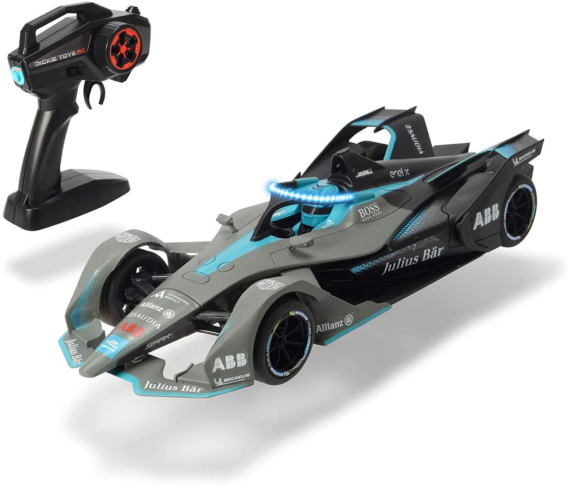 Dickie Toys 203167000 Formula E Gen2 Car, Rc Racing Car, Gun, Controller, A