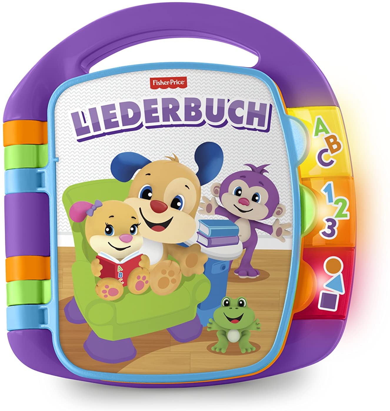Fisher-Price Learning Fun Songbook [Product in German Language], Single, purple