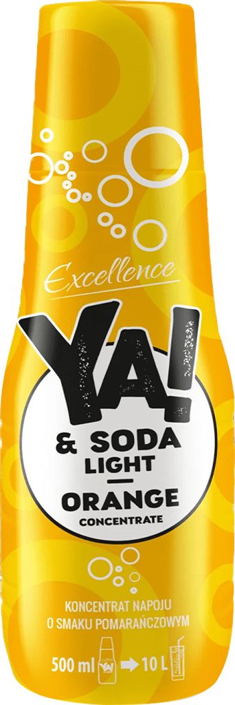 YA!&SODA Orangensirup leicht 500ml, 1 Stück