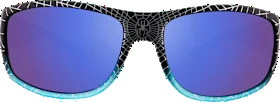 Sunglasses kids black blue with spider & spider web, 1 piece