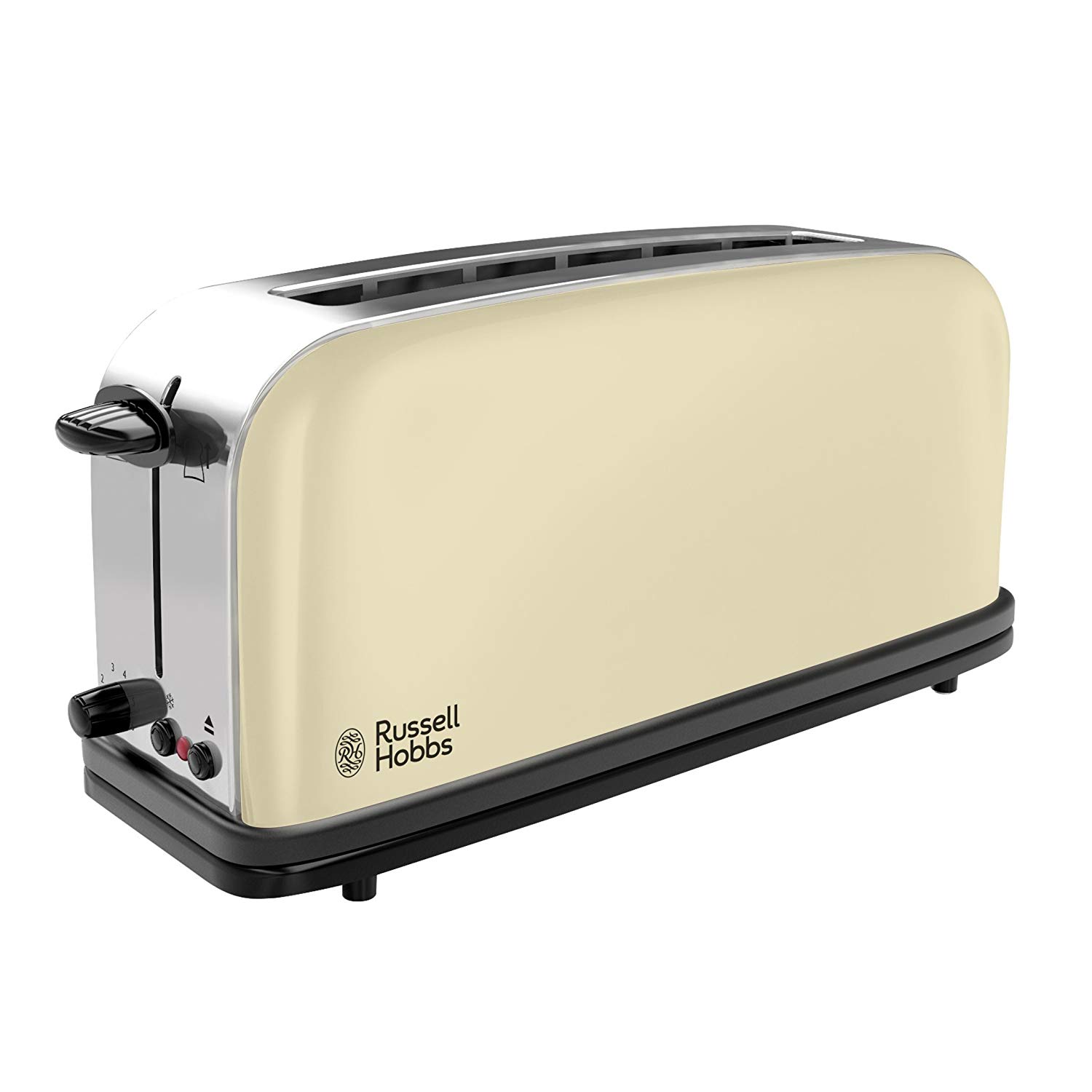 Russell Hobbs 21395 56 Classic Colours Cream Long Slot Toaster 6 Adjustable