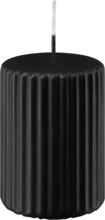 Profissimo grooved candle 100/70 black, 1 pc