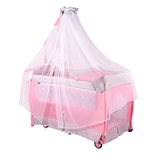 Lorelli Travel Bed With Canopy