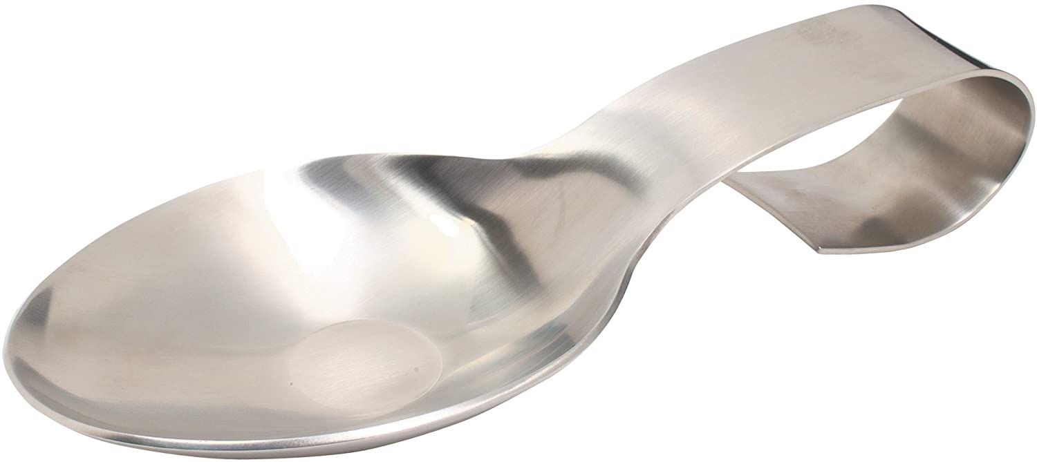 Kitchen Craft Large Deluxe Brushed Stainless Steel Spoon Rest