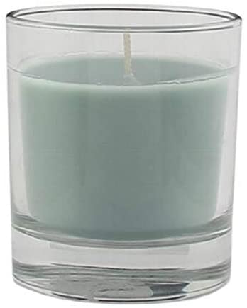 Set Of 4 Candles In Glass Candle Set Sage Petrol Green Table Decoration Wed