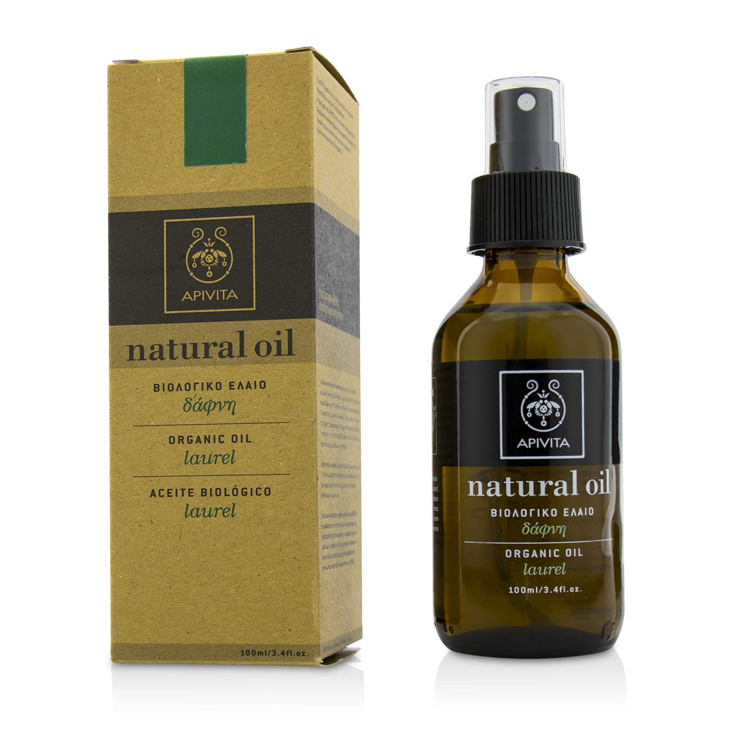 Apivita Natural Oil Organic Laurel Oil with Bay Laurel , 100 ml