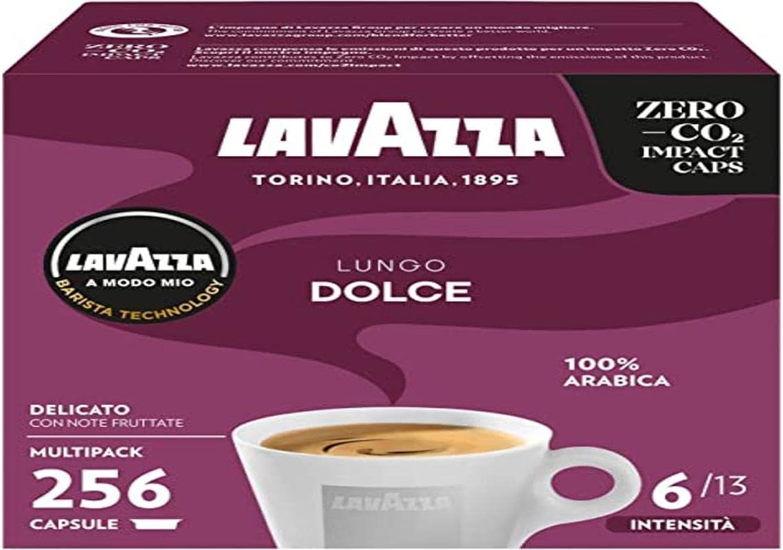 LAVAZZA DOLCEMENTE Single portion ground coffee capsules