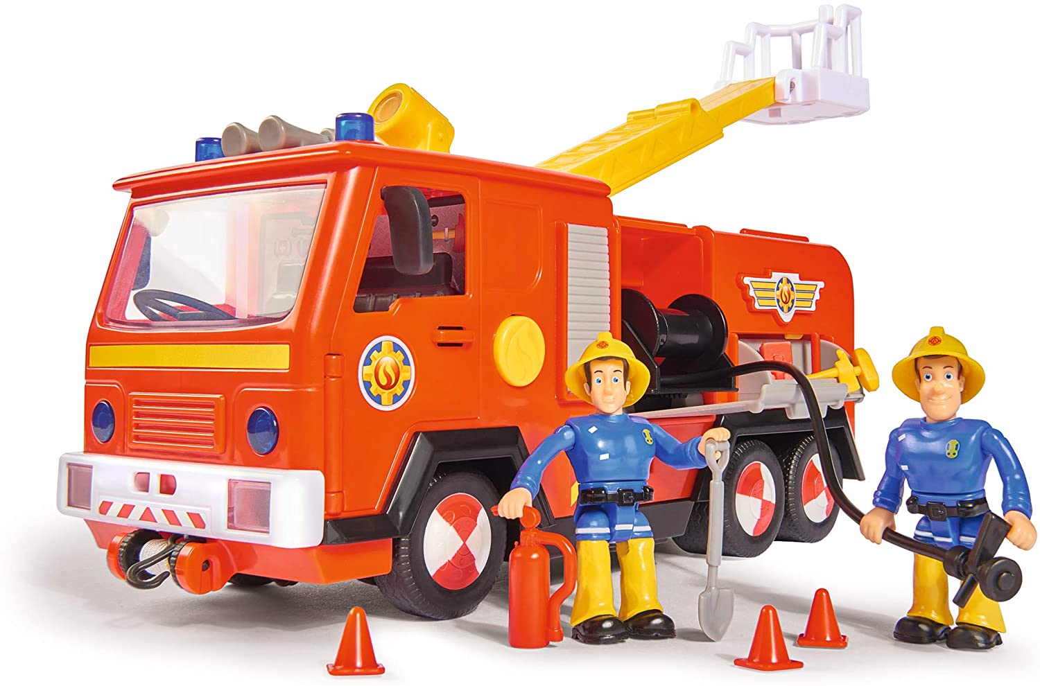 Simba 109251036 – Sam Jupiter Fire Truck 2.0, With Sam And Elvis Figure Wit
