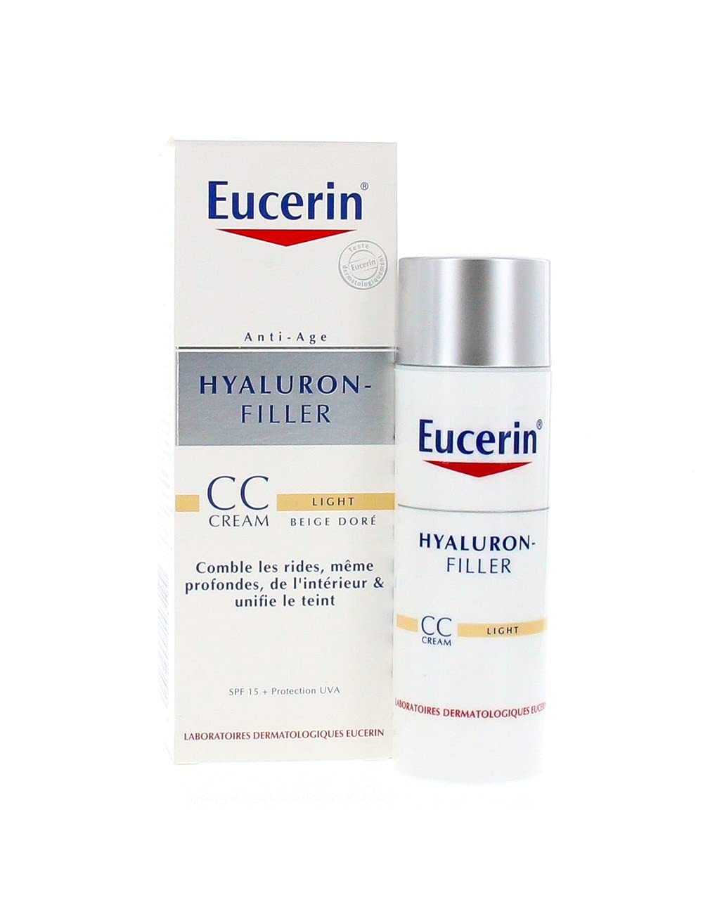 Eucerin Hyaluron Filler CC Cream SPF15+ #light 50 ml, ‎18.3100