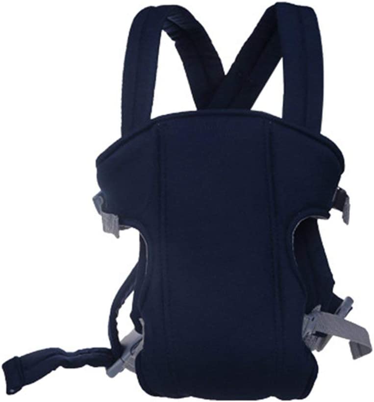 Haowen Newborn Baby Simple Toddler Cradle Bag Sling Carrier Adjustable Navy Blue