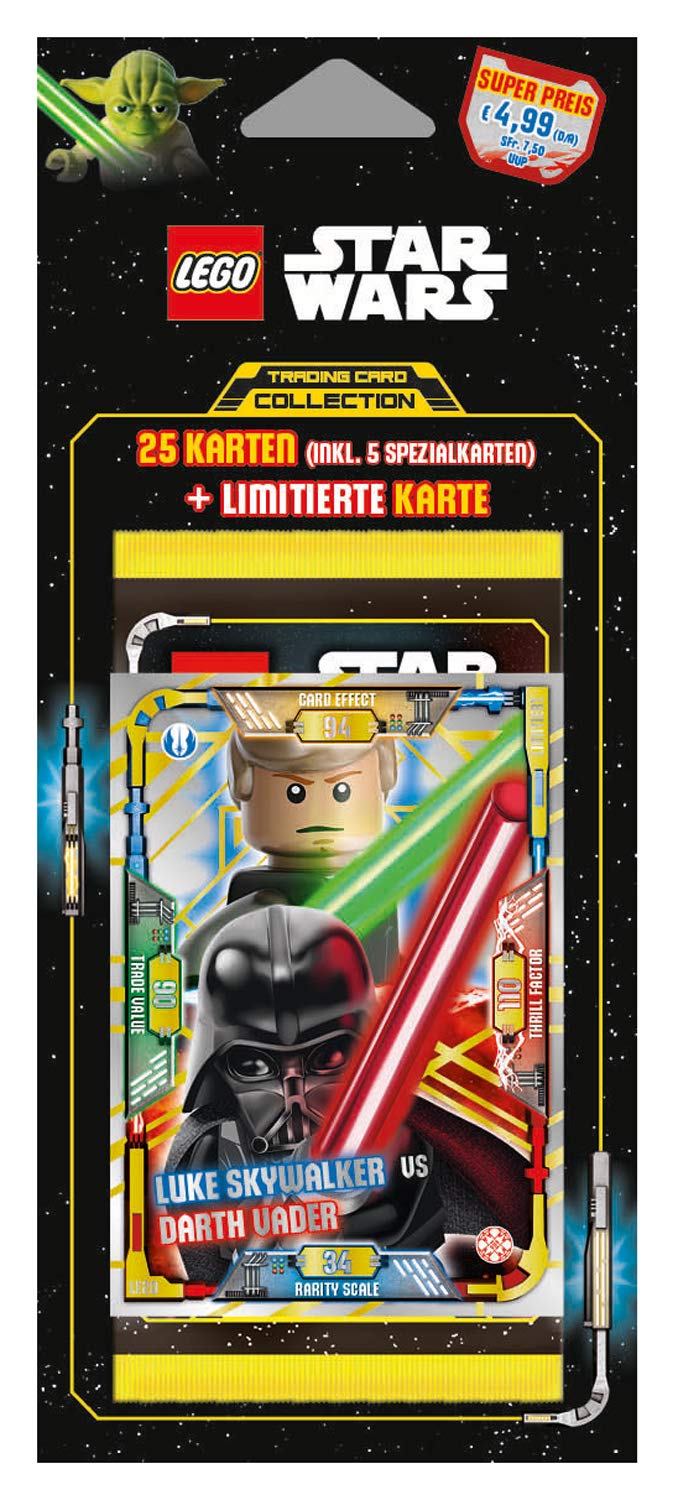 Top Media Unknown Lego Star Wars Series 1 Trading Cards – 1 Pack – German