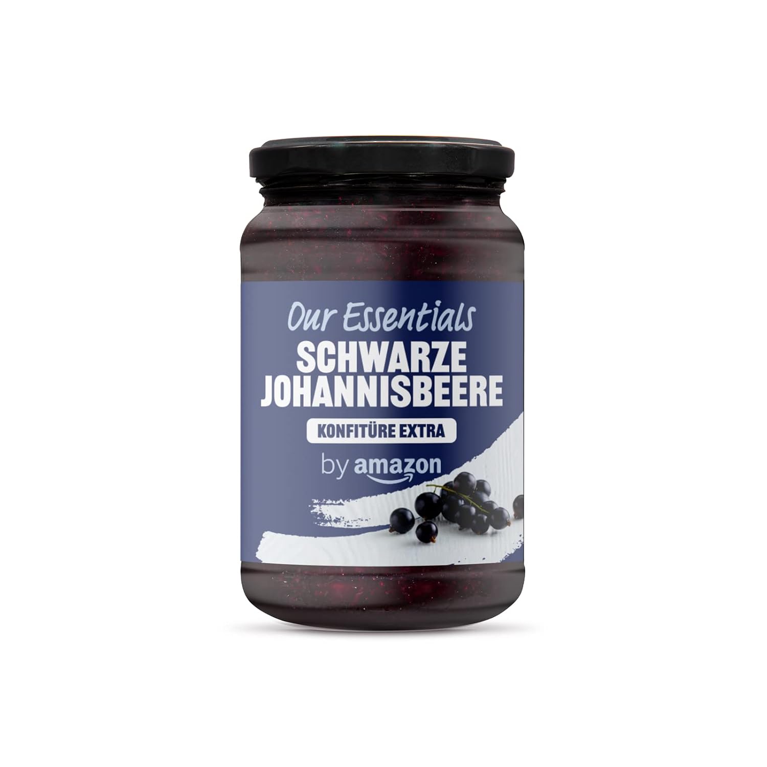 Blackcurrant Extra Vegetarian Jam 450g (Pack of 1)