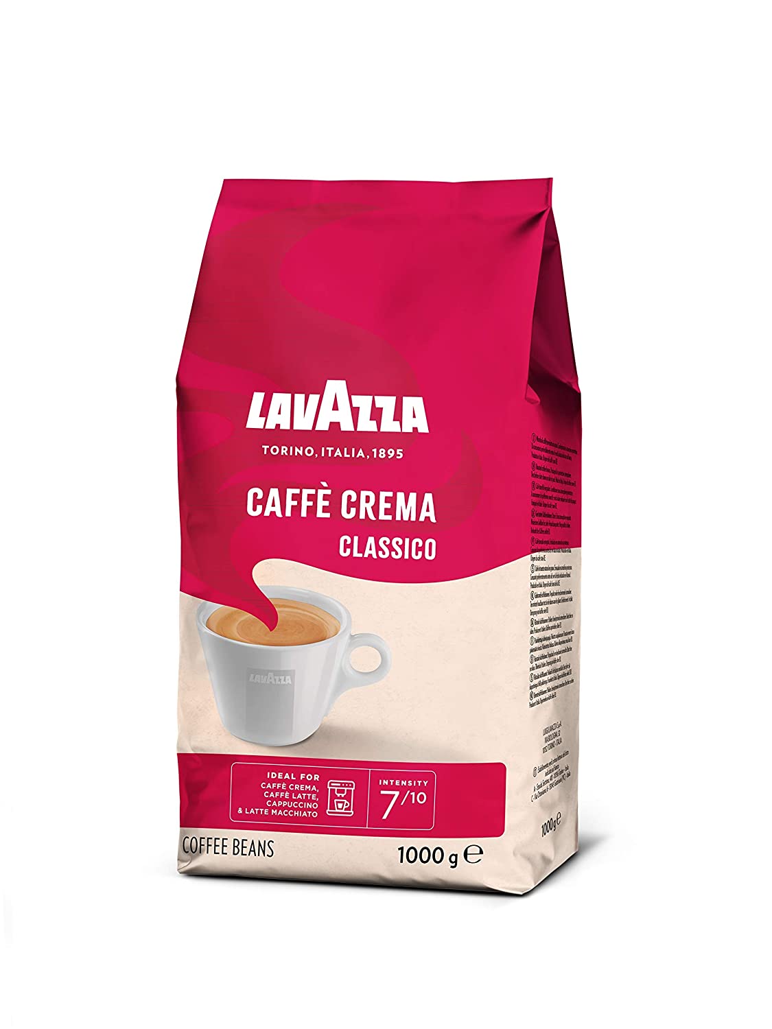 Lavazza Coffee Beans-Caffè Crema Classico, 1Kg