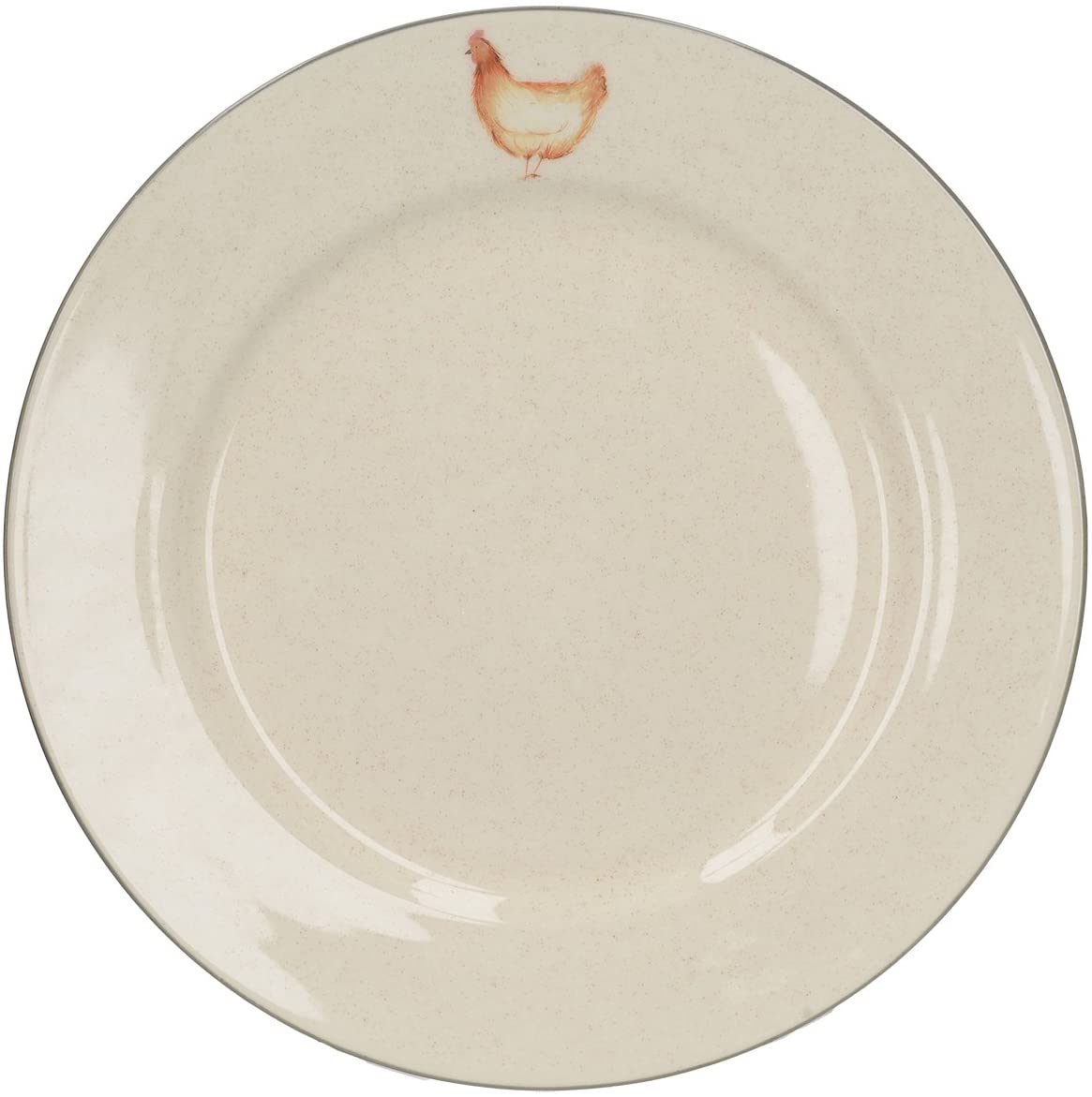 Creative Tops Feather Lane Ceramic Dinner Plate, 27 cm (10½)