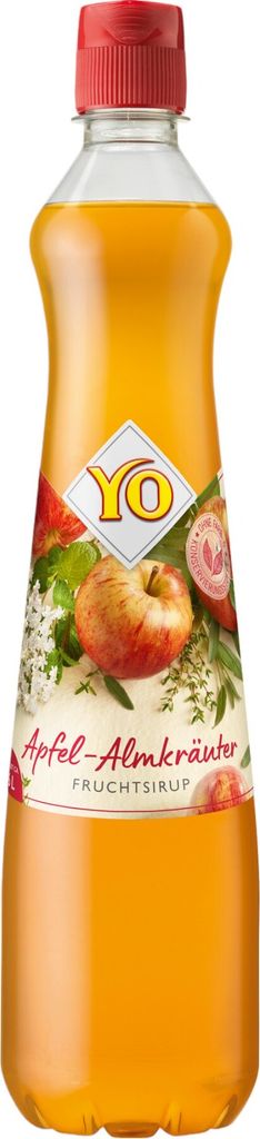 YO Klassik Apfel-Almkräuter Sirup 700ml