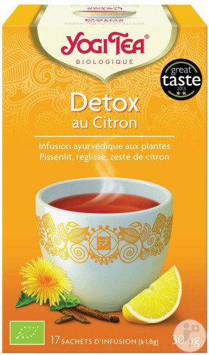 Yogi Tea Detox With Lemon 17 tea bags