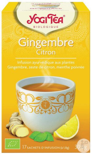 Yogi Tea Ginger Lemon 17 tea bags