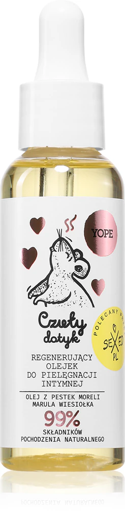 Yope Regenerating Intimate Care Oil regenerating and soothing care for the intimate areas