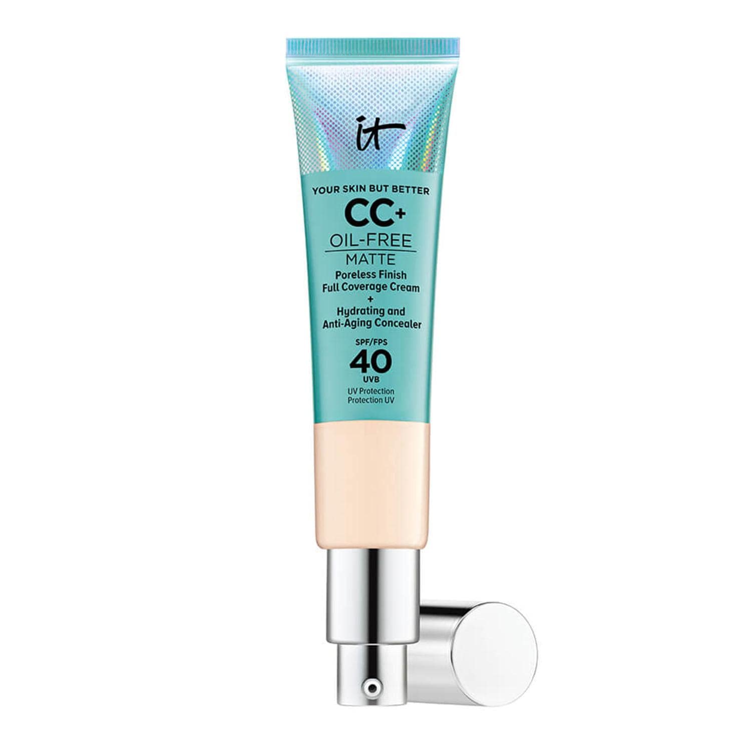 IT Cosmetics Your Skin But Better™ CC+™ Cream Oil Free Mat SPF 40+,Light, Light