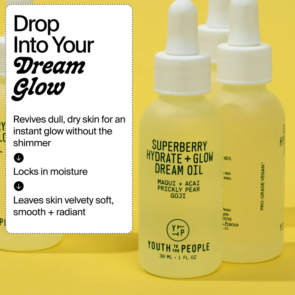 Youth To The People Superberry Hydrate + Glow Dream Oil Brightening and moisturizing oil