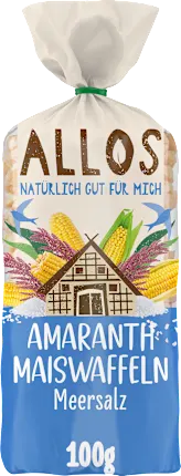 Corn cakes amaranth sea salt, 100 g