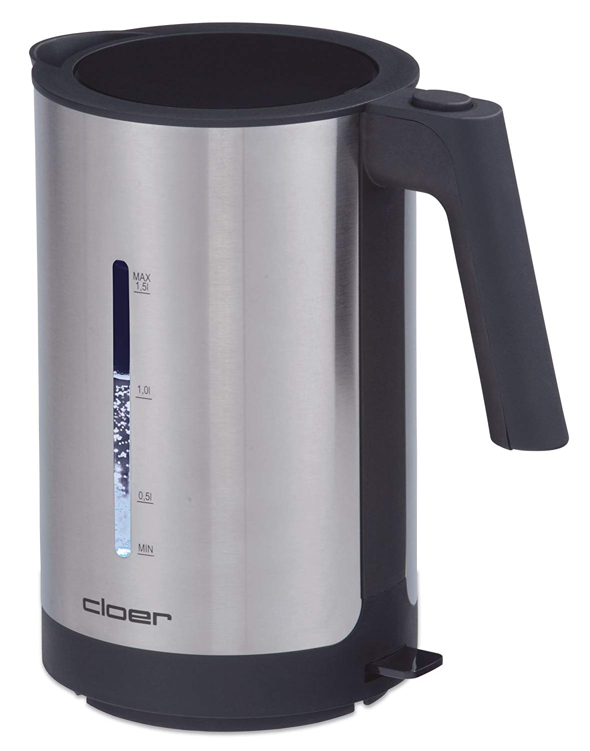 Cloer 4609 Kettle/2200 Watts/Illuminated Water Level Indicator/Dry Hanger A