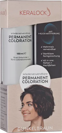 Keralock Hair Color One Color Dark Brown, 1 pc