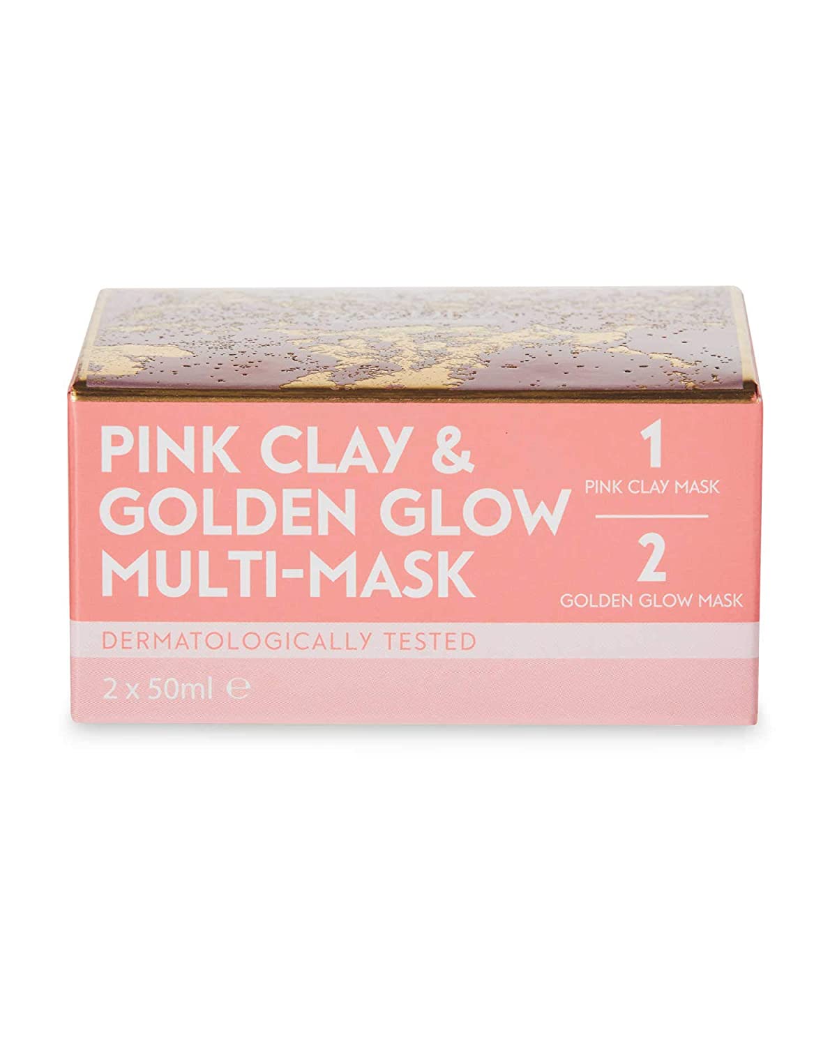 Lacura Gift Pink Clay and Golden Glow Multi Mask Brightening Pores Refining Face Hydrating Radiance Enhancer 100ml