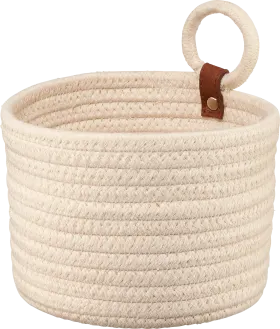 Dekorieren & Einrichten Basket for hanging, cream (15x11cm), 1 pc