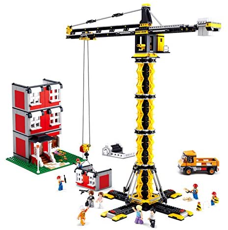 Sluban Construction Tower Crane Construction Set (Multi-Colour)