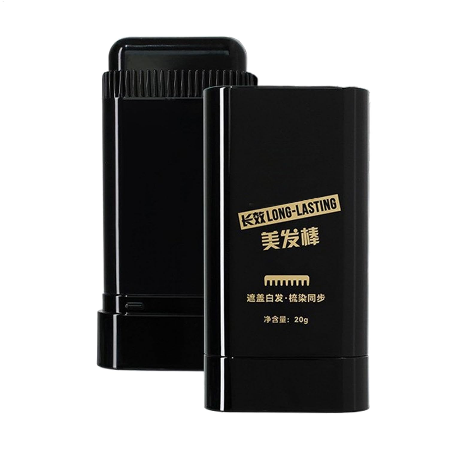 Hair Dye Comb, Safe and Practical Comb Hair Dye, Waterproof and Sweatproof Hair Dye Comb, Black Hair Color with Comb Applicator, Hair Concealer for Combing for Men and Women