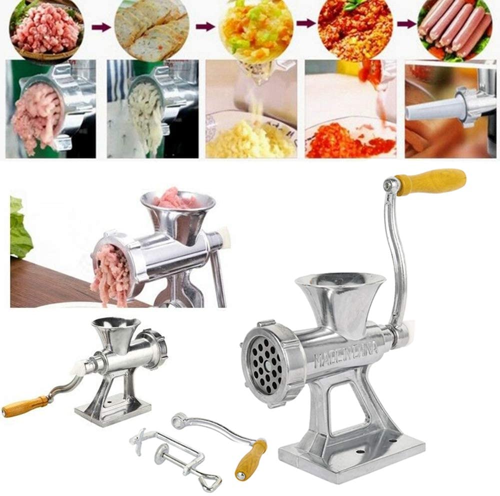 Houchu Manual Meat Grinder Hand Operated Meat Grinder Sausage Machine Kitchen Tool Household Accessories Manual Food Meat Machine