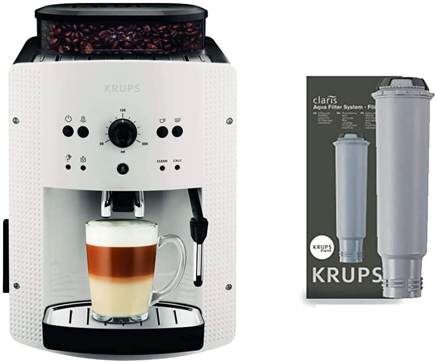 Krups EA8105 Fully Automatic Cleaning Coffee Machine, 2 Cup Function, Coffe