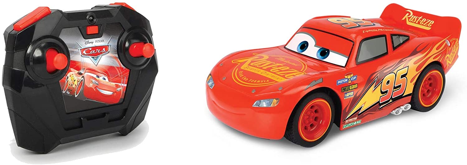 Dickie Toys 203084028 Cars 3 Lightning Mcqueen Turbo Racer Rc Remote Contro