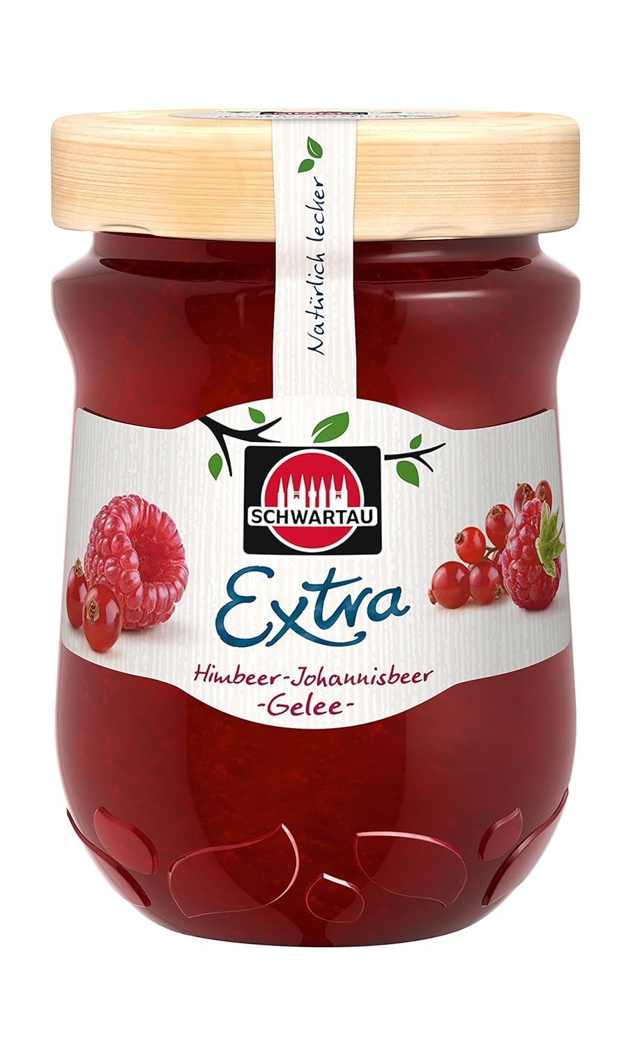 Schwartau Extra Raspberry Currant Jelly Pack of 8 (8 x 340 g)