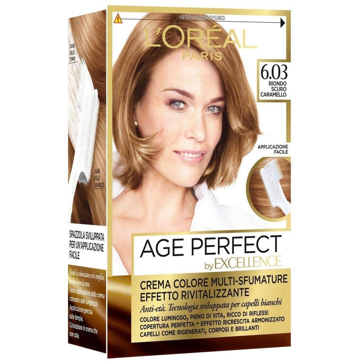 L'Oréal Paris Excellence Age Perfect 6.03 Dark Blonde Caramel, ‎6.03