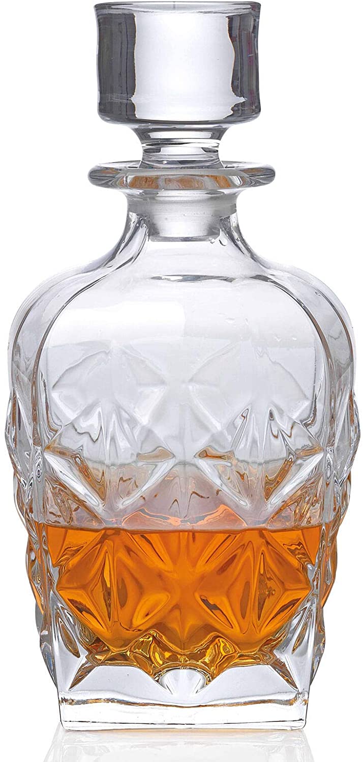RCR 51529020006 Enigma Luxion Crystal Whisky Decanter 860 ml