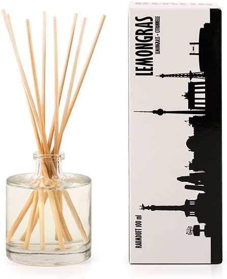 Pajoma LIA Berlin Lemongrass Room Fragrance 100 ml with Wooden Attachment