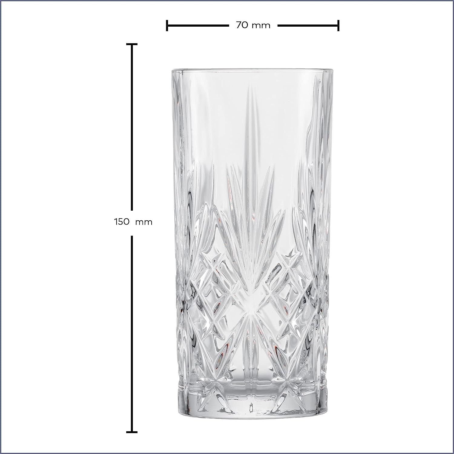 Schott Zwiesel SHOW 121554 Crystal High Drink Glass 368 ml Transparent
