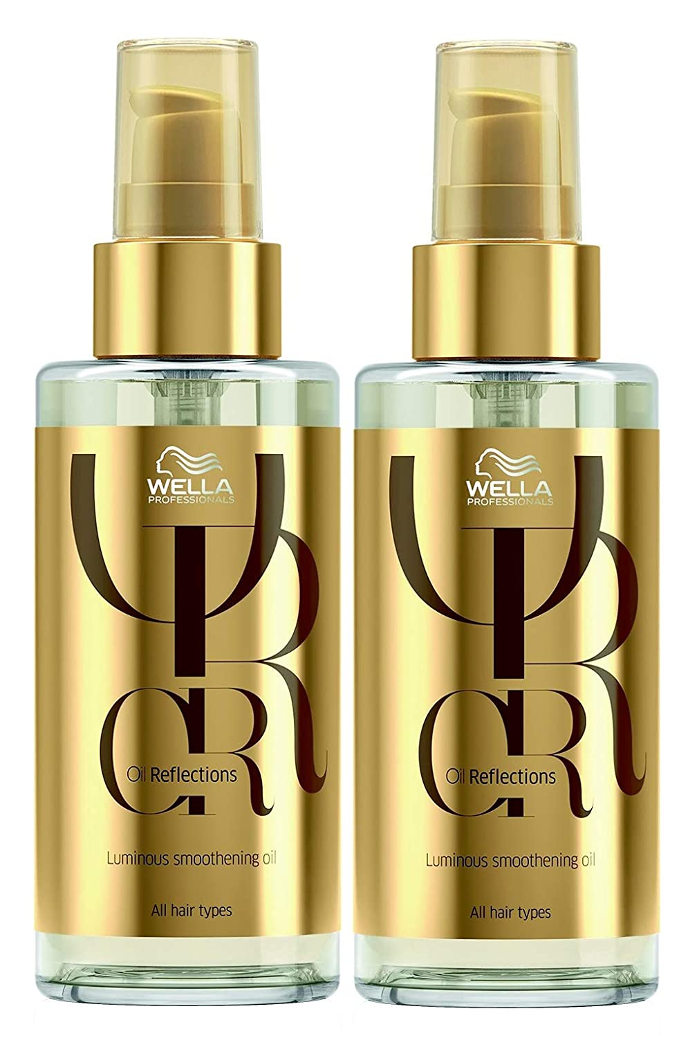 2 x Luminous Smoothening Oil Reflections Wella Professionals Oil for Smooth Hair 100 ml