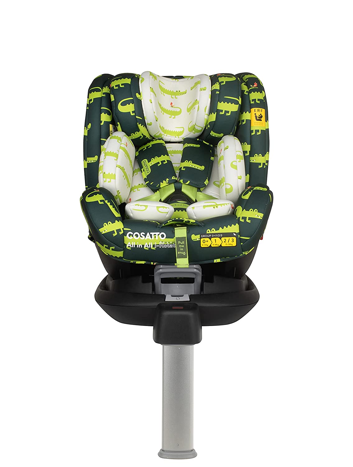 Cosatto All in All i-Rotate Crocodile Smiles Car Seat Group 0+123 0-36 kg 0-12 Years