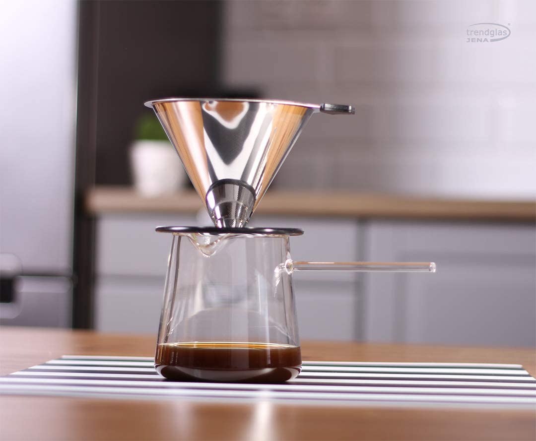 Trendglas Jena 220068 Coffee & More for Two Dot Pot Capacity 500 ml Borosilicate Glass
