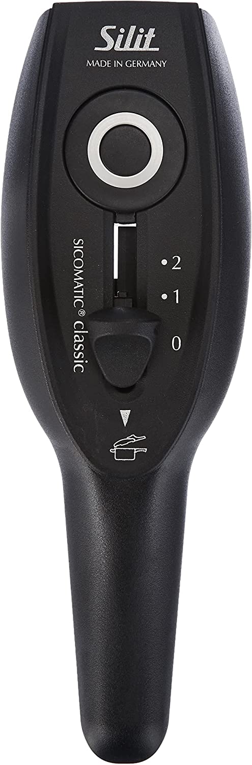 Silit Sicomatic Classic Replacement Lid Handle Pressure Cooker 18 + 22 cm Plastic Black