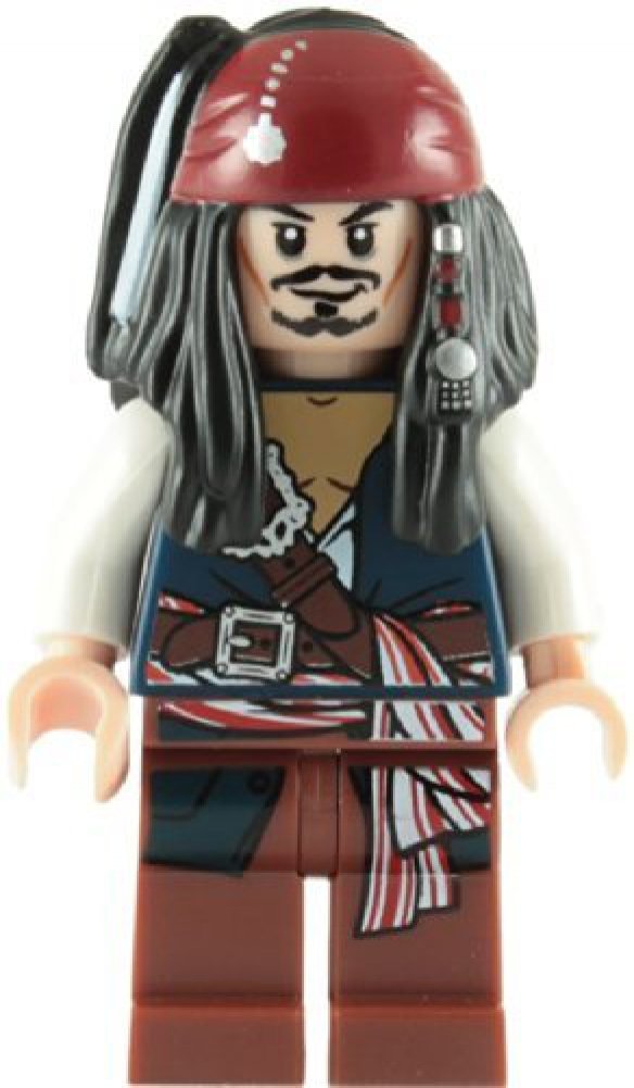 Lego Pirates Of The Caribbean: Captain Jack Sparrow Minifigure